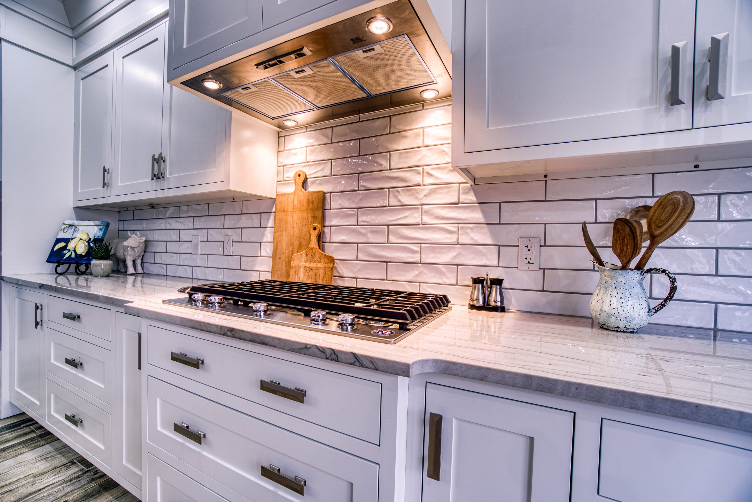 Contemporary Transitional Kitchen Remodel by Custom Kitchen & Bath / Morris Bldg. & Design llc project photo